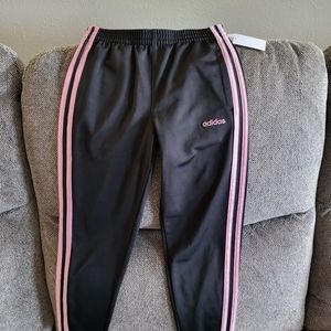 Adidas pink/black jumpsuit 6x Tall